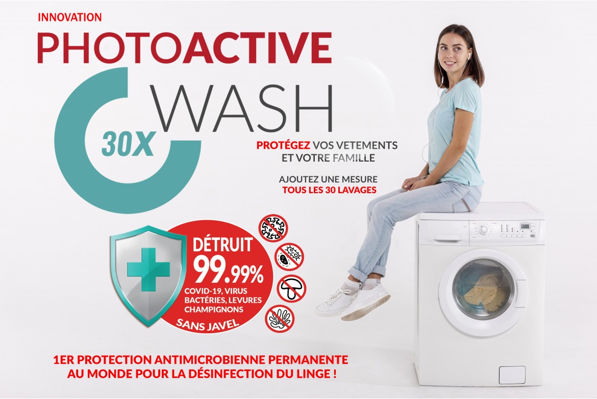 NOUVEAUTÉ ! PhotoACTIVE® arrive dans le secteur du textile avec un tout nouveau format facile à utiliser !